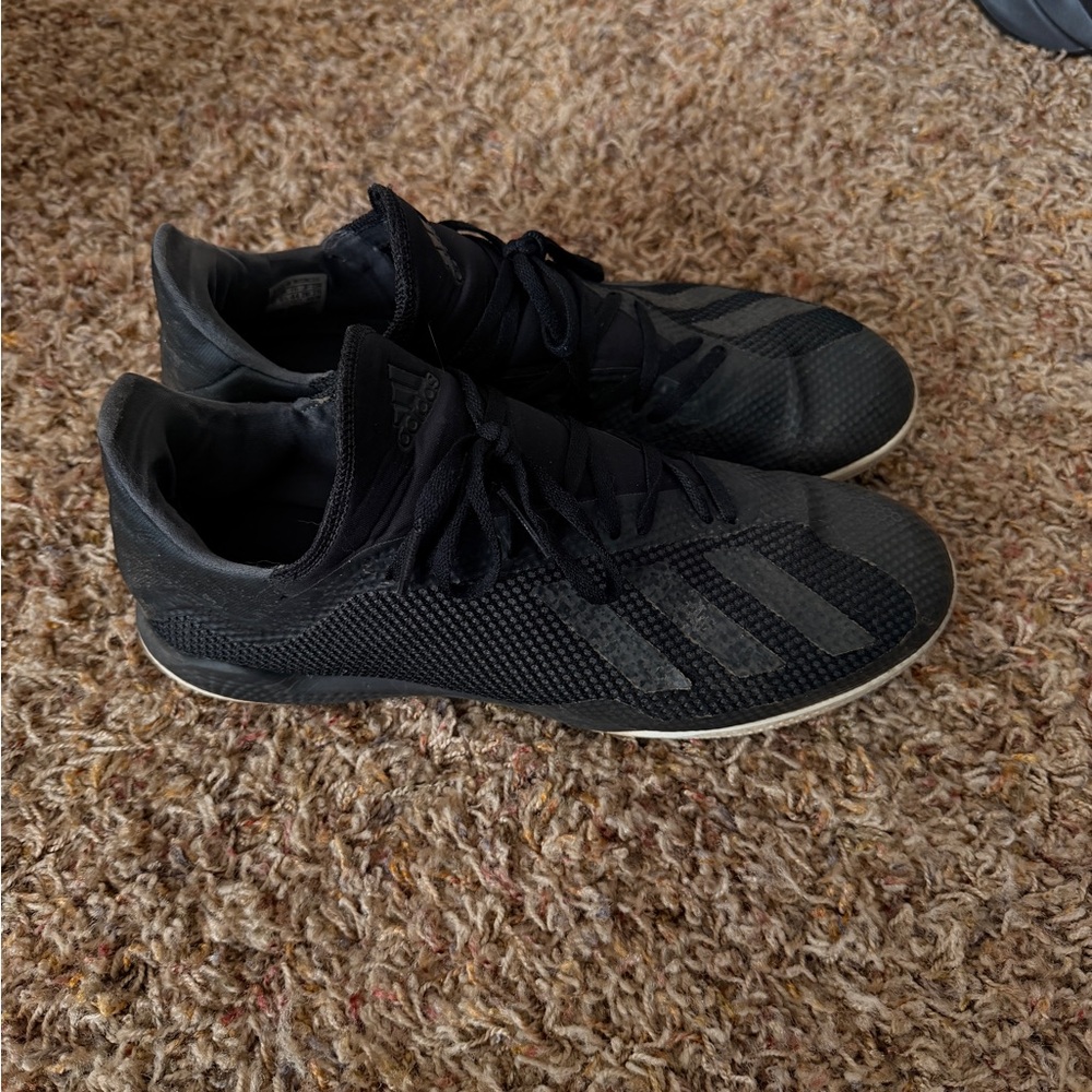 Black Adidas x indoor shoes